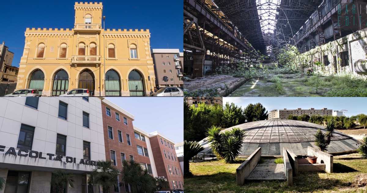 Ville, palazzi, ospedali, industrie, scuole e chiese: ecco la lista dei 202 edifici da salvare a Bari